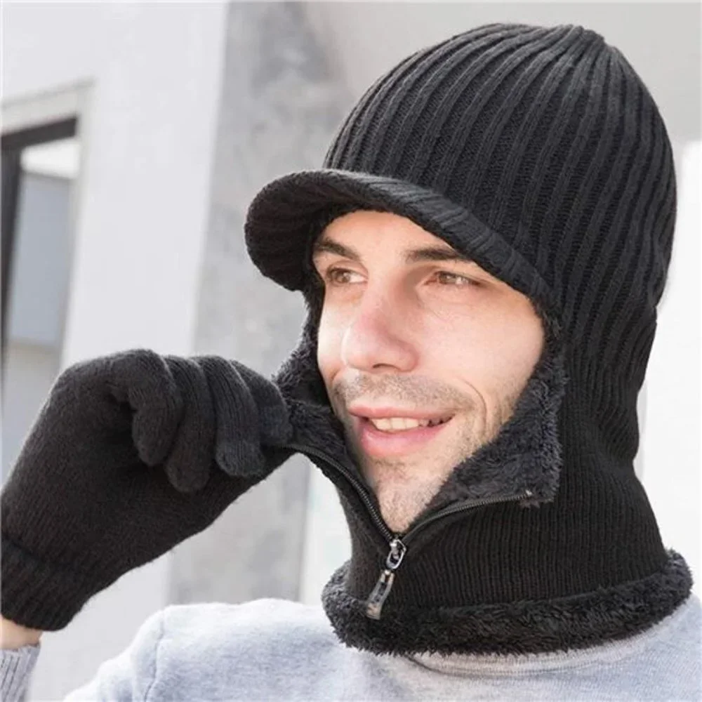 Winter Knitted Balaclava Beanie Hat Warm Cycling Ski Mask Universal Size